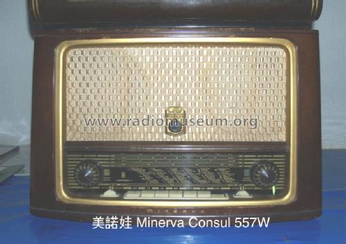 Consul 557W; Minerva-Radio (ID = 905323) Radio
