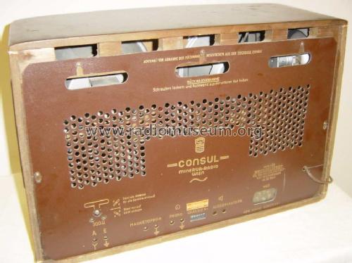 Consul 557W; Minerva-Radio (ID = 99073) Radio