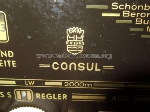 Consul 557W; Minerva-Radio (ID = 994870) Radio