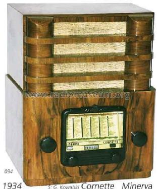 Cornette 300U; Minerva-Radio (ID = 711439) Radio