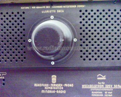 Gloriette 590A; Minerva-Radio (ID = 295556) TV-Radio