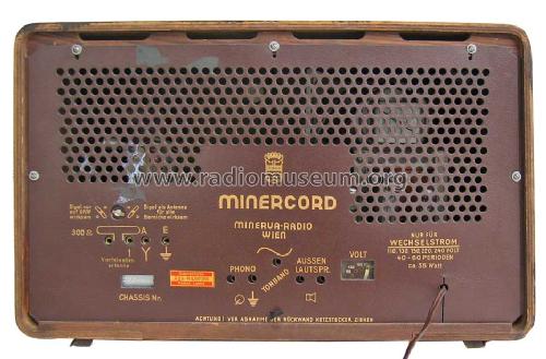 Minercord 584W; Minerva-Radio (ID = 577047) Radio