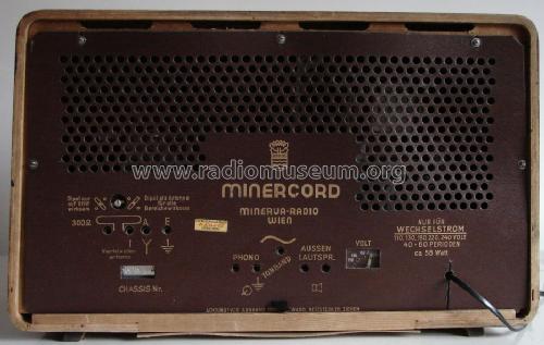 Minercord 584W; Minerva-Radio (ID = 613620) Radio