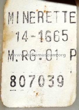 Minerette ; Minerva-Radio (ID = 768153) Radio
