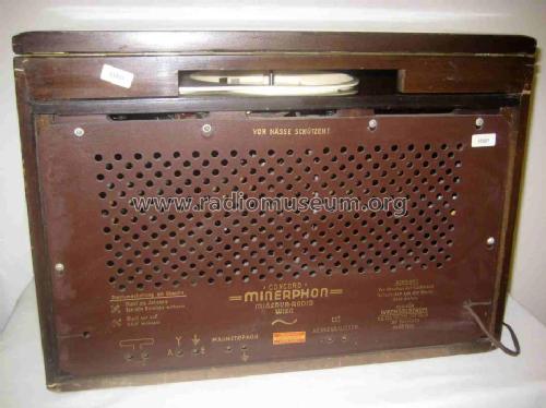 Minerphon Concord 567 W; Minerva-Radio (ID = 509452) Radio