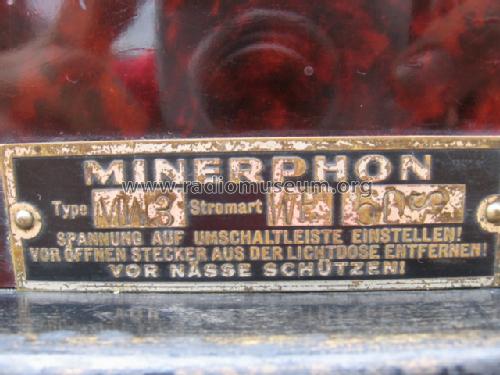 Minerphon MW3; Minerva-Radio (ID = 134086) Radio