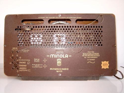 Minola 593W; Minerva-Radio (ID = 109396) Radio