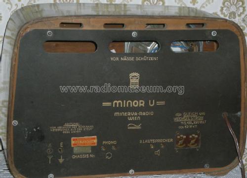 Minor 52 524U; Minerva-Radio (ID = 1096028) Radio