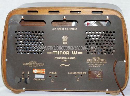 Minor 52 524W; Minerva-Radio (ID = 790843) Radio