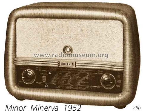 Minor W 524W; Minerva-Radio (ID = 711464) Radio