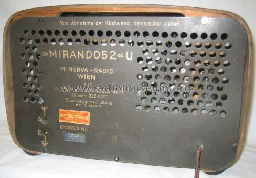 Mirando 52U 514L; Minerva-Radio (ID = 1394758) Radio