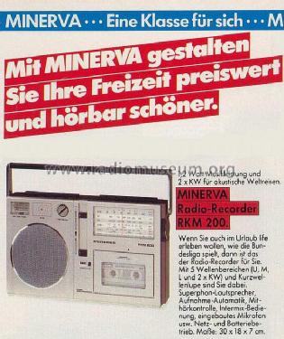 RKM-200; Minerva-Radio (ID = 588426) Radio