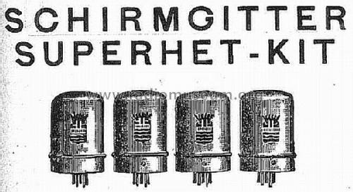 Schirmgitter- Superhet- Kit ; Minerva-Radio (ID = 1049196) Radio part