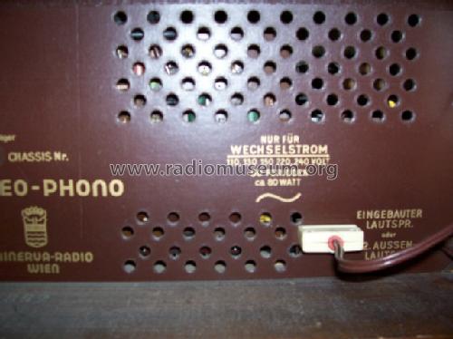 Stereo-Phono 595W; Minerva-Radio (ID = 989420) Radio