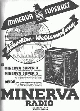 Super 5 5S ; Minerva-Radio (ID = 10305) Radio