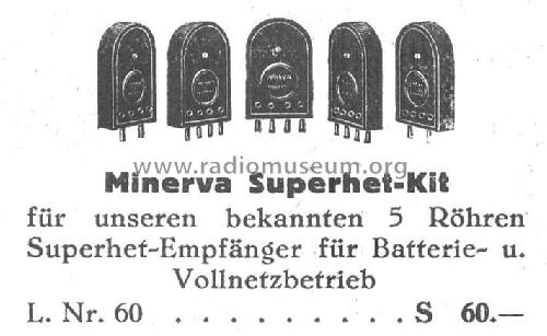 Superhet- Kit ; Minerva-Radio (ID = 1046003) Radio part