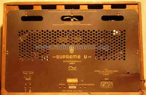 Supreme 547U; Minerva-Radio (ID = 302296) Radio