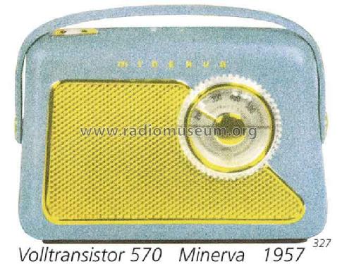 Volltransistor 570; Minerva-Radio (ID = 2050) Radio