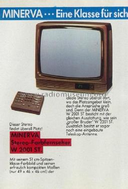 W-2001ST; Minerva-Radio (ID = 588481) Television
