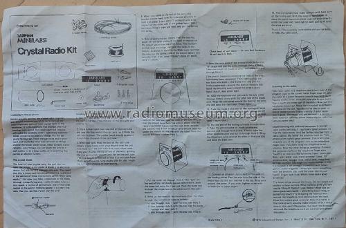 Crystal Radio 12 34567; Minilabs Educational (ID = 2545784) Kit