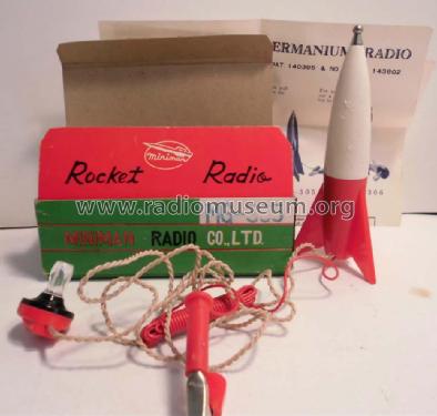 Rocket Germanium Radio MG-305; Miniman Industry Co. (ID = 1830649) Galène