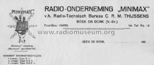 Minimum O.1; Minimax, Radio- (ID = 1229365) Radio