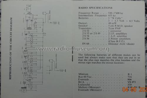 Clock Radio Transistor 6 RR-34; Minivox SA; La Chaux (ID = 2519907) Radio