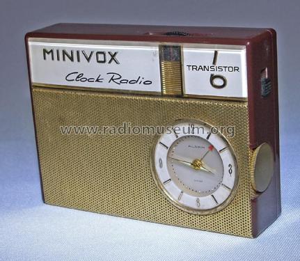 Clock Radio Transistor 6 RR-34B; Minivox SA; La Chaux (ID = 1764704) Radio