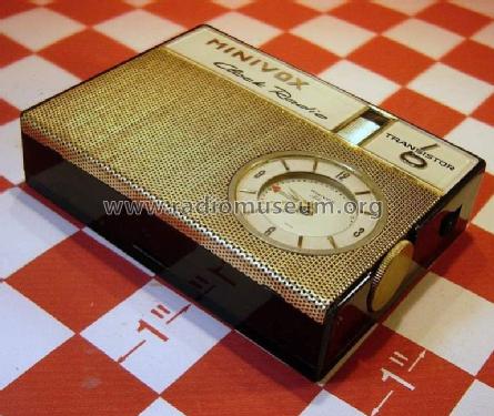 Gloritone Clock Radio Transistor 6 RR-34; Minivox SA; La Chaux (ID = 886792) Radio