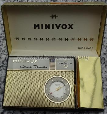 Clock Radio Transistor 6 RR-34B; Minivox SA; La Chaux (ID = 2518040) Radio