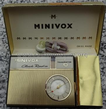 Clock Radio Transistor 6 RR-34B; Minivox SA; La Chaux (ID = 2518041) Radio