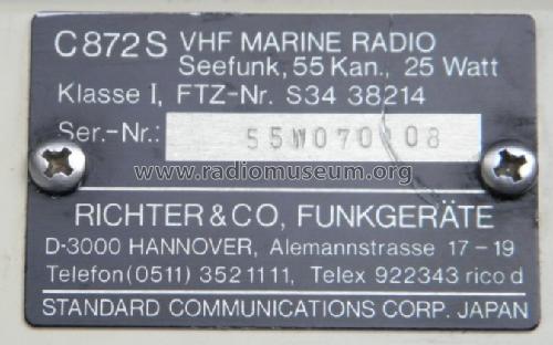 VHF Marine Radio Seefunkgerät C872S Mariner 55; Minix, Hannover (ID = 1298293) Commercial TRX