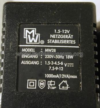 Stabilisiertes Netzgerät MW28; Minwa Electronics Co (ID = 2341561) Strom-V