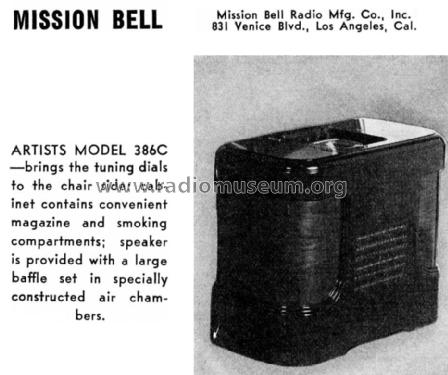 386C ; Mission Bell Radio (ID = 1047537) Radio