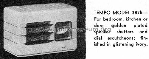 Tempo 387B; Mission Bell Radio (ID = 1048799) Radio