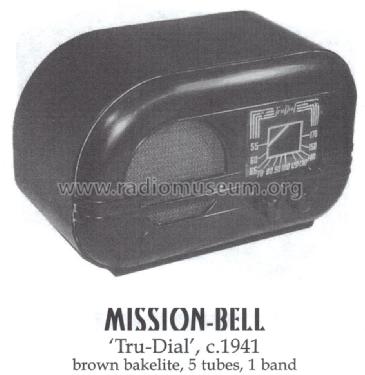 Tru-Dial ; Mission Bell Radio (ID = 1447076) Radio