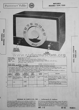 1254 'Madrigal' ; Mitchell Mfg. Co., (ID = 2837603) Radio