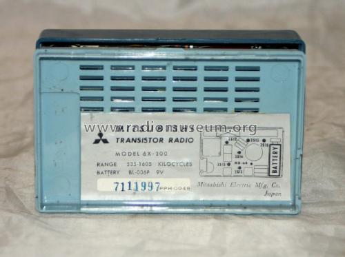 6 X-300; Mitsubishi Electric (ID = 1443443) Radio