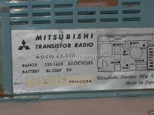 6 X-300; Mitsubishi Electric (ID = 566025) Radio