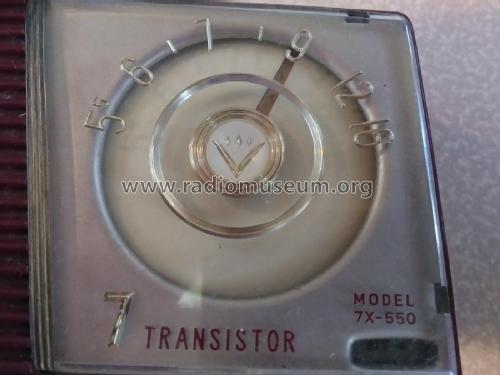7 Transistor 7X-550; Mitsubishi Electric (ID = 2615469) Radio