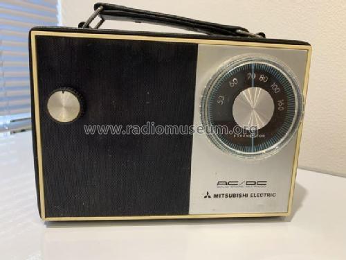 8 Transistor AC/DC Solid State AM Radio 8X-825; Mitsubishi Electric (ID = 3010357) Radio
