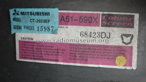 CT-2023EP; Mitsubishi Electric (ID = 1640862) Television