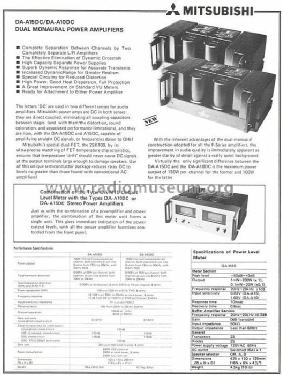 DA-A10DC; Mitsubishi Electric (ID = 671872) Ampl/Mixer