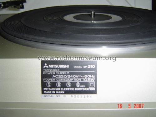 DP-210; Mitsubishi Electric (ID = 319521) Ton-Bild