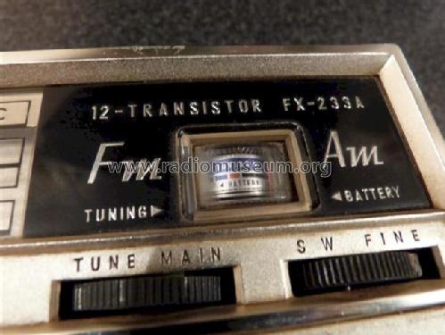 FM/AM 12-Transistor FX-233A; Mitsubishi Electric (ID = 1168727) Radio