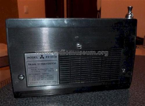 FM/AM 12-Transistor FX-233A; Mitsubishi Electric (ID = 1168728) Radio