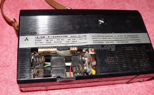 FM/AM 9 Transistor FX-570E; Mitsubishi Electric (ID = 2322627) Radio