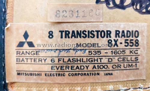 High Sensitivity 8X-558; Mitsubishi Electric (ID = 2602469) Radio