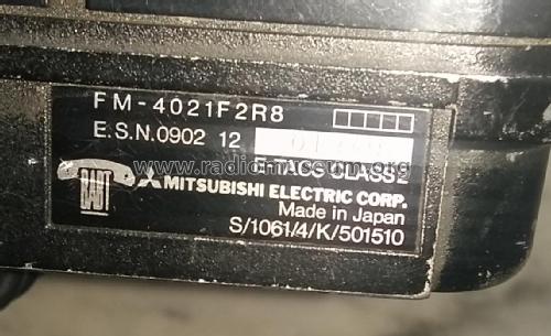 Transportable Cellular Telephone MT4 FM-4021F2R8; Mitsubishi Electric (ID = 2301064) Telephony