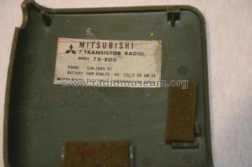 Pierre Cardin, 7 Transistor Radio 7X-800; Mitsubishi Electric (ID = 2036356) Radio